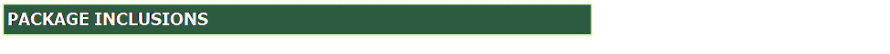 Text Box: PACKAGE INCLUSIONS